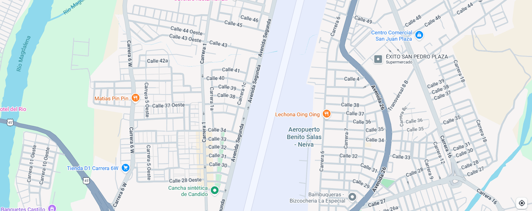 Ubicación del negocio